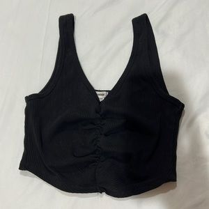 garage black cinched tank